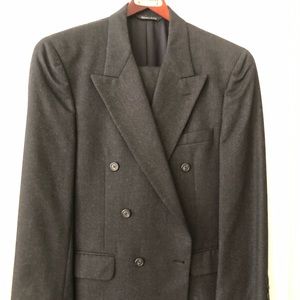42R Double breasted men’s lightweight wool suit